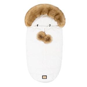 Bjällra of Sweden Snowy White Footmuff One Size - Stroller accessories - One size - White - Junge