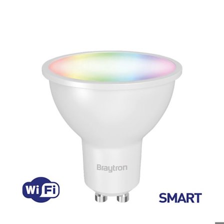 GU10 smart Wi-Fi 5W ansluten LED-lampa