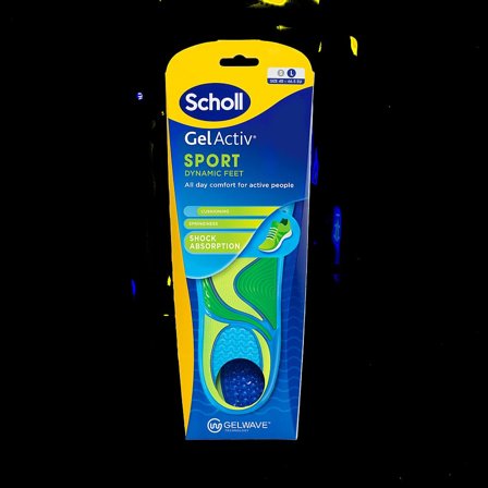 Scholl Gel Activ Insole Sport Large, Tøj & Bolig, Såler & Indlæg, Såler