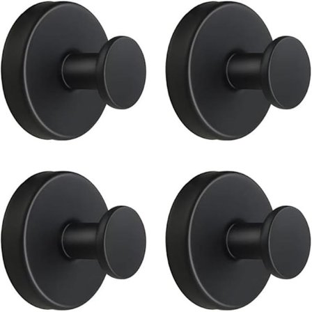 4 stk. brusebad sugekop kroge, håndklædeholder, badeværelse, hængende håndklæder