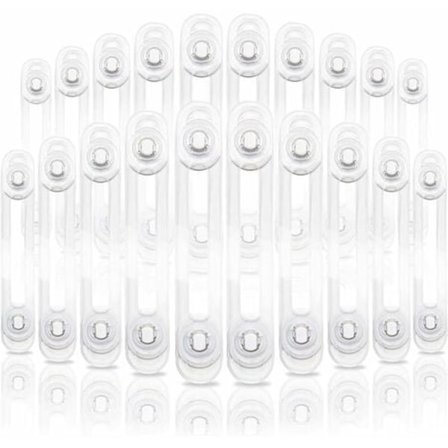 Baby Dörrblock, 3M Starkt Lim, Blockerar Lådor, Skåp & Kylskåp, BPA-fri, 20 st, Barnsäkerhet i Garderob, Baby