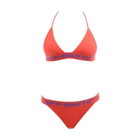 Off White, Swimwear Owfa 034S22Jer 001 Rood, Dames, Maat:M