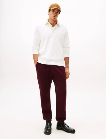 Tommy Hilfiger Essential Fleece Sweatpants - Burgundy - XXL