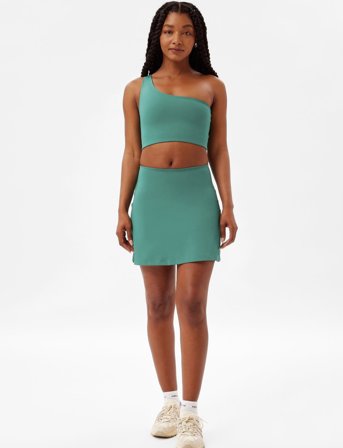Girlfriend Collective The Skort, High-Rise - Green - M