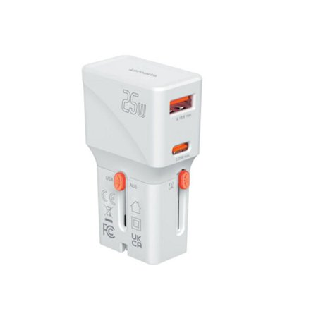 4Smarts Nomad Pocket 25W Universal Travel Adapter - White