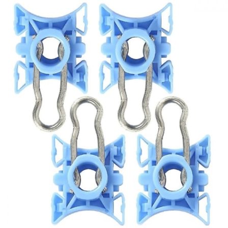 4-pack sinisiä ikkunannostimen liukukappaleita Volvo 740 940 960 S80 Xc70 Xc90 V70 S60