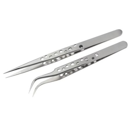 Antistatiska pincetter i rostfritt stål