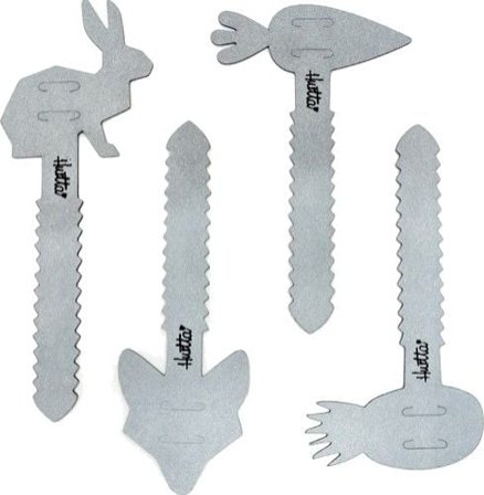 Hurtta Razzle-Dazzle Reflective Figures 4 st