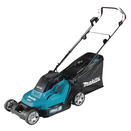 Makita DLM432CT2 Gräsklippare 36 V, med 5 Ah-batteri och laddare, Trädgårdsmaskiner