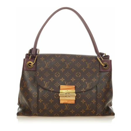 Louis Vuitton Vintage, Pre-owned Shoulder Bags Bruin, Dames, Maat:ONE Size,Canvas