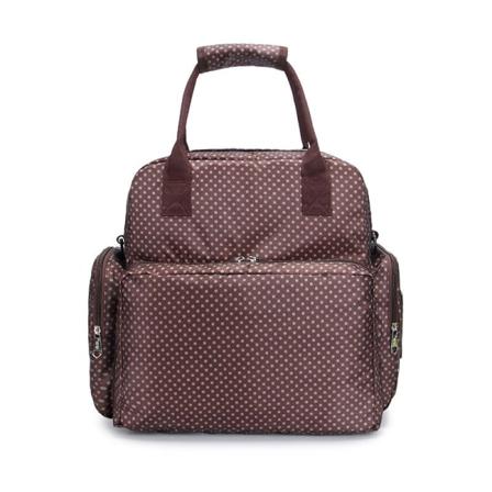 Bleievesker Mammabag Babyryggsekk Multifunksjonell mote Storkapasitets oppbevaringsveske Coffee