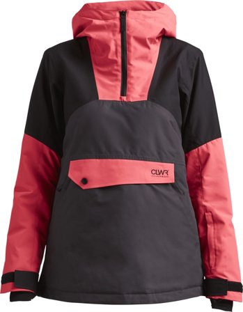 ColourWear Women's Homage Anorak Women lined ski jackets Pink XL