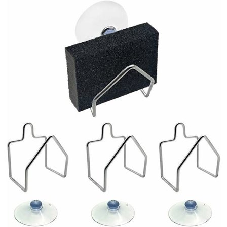 Ruostumattomasta teräksestä valmistettu keittiösieniteline, ruostumattomasta teräksestä valmistettu sieniteline imukuppi kylpysieniteline teepyyhkeen 