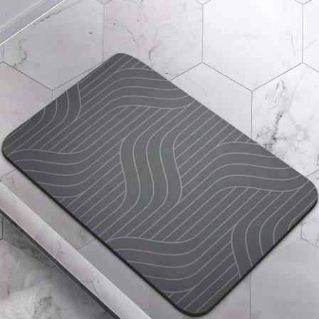 1 stk Badmatte, Diatoméjord Absorberende