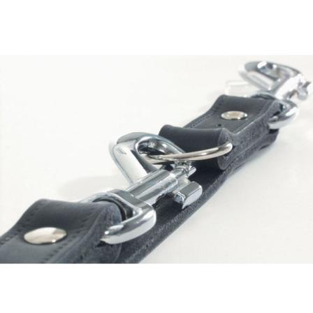 Beeztees Hundkoppel Läder Svart 200x1,8 Cm 736392 Svart