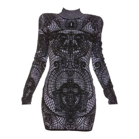 Balmain Party Kjole Sort, Dame