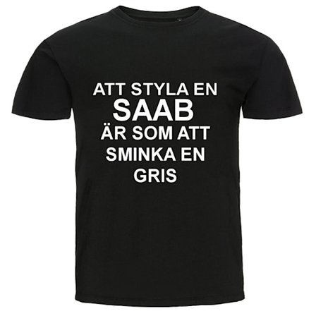 T-shirt - Att styla en SAAB