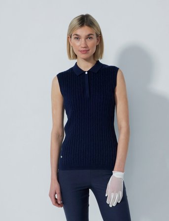 Daily Sports Madelene Sl Polo Shirt - Navy - XL