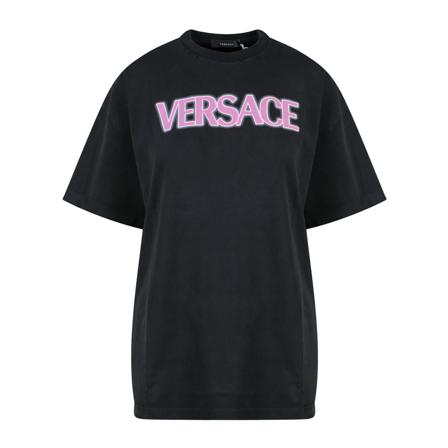 Versace T-Shirts svart, Dam, Dam, Storlek: S