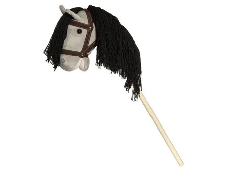 Käpphäst med tyglar grå 80cm - Lyreco - Skola och förskola - Lekmaterial - Förskolelek