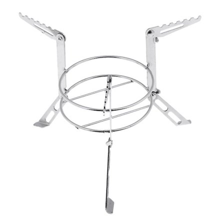 Taitettava liesitasoteline, poltinteline, ruostumaton teräs