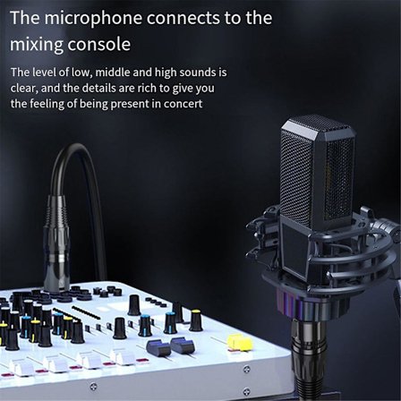 XLR Ljudkabel Karaoke Mikrofon Ljudkanonkabel Hane till Hona XLR-kabel XLR Förlängningsmikrofonkabel 2 Meter