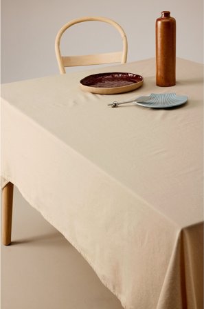 Jotex - Duk i Linmiks Linnebeige - LINUS - Kjøp Duker hos Jotex