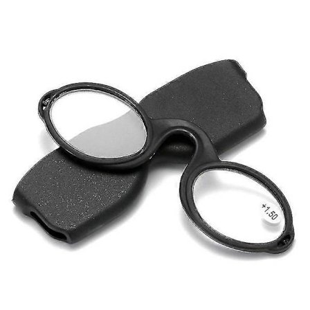 Silikoninen nenäklipsillä varustetut lukulasit, pieni vaahtomuovi, naisten nenälukulasit, kannettavat miesten lukulasit