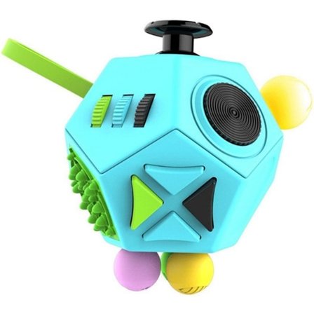 Fidget Cube, Stress- og angstlindrende fidget-leke, tidsfordriv, kontor, klasserom, lekegave til barn, voksne, tenåringer, ADD, ADHD, OCD