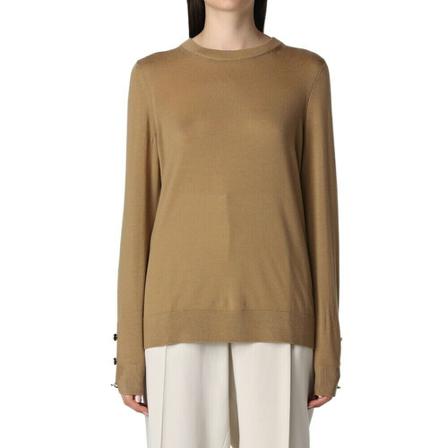 Michael Kors Round-neck Strik Brun, Herre Strik