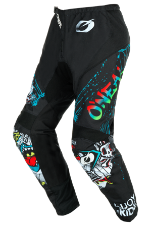 Pantaloni Motocross O'Neal Element Rancid negru/alb 28