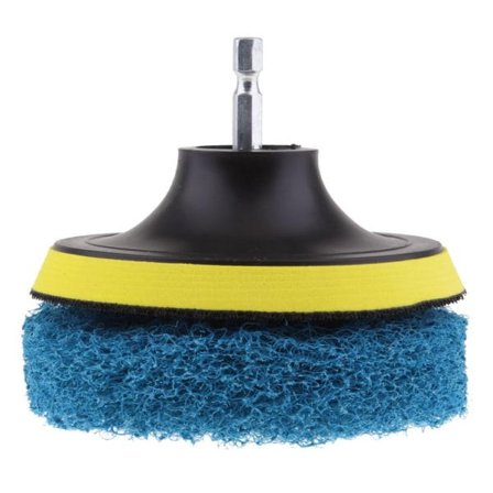 2 st Borrborste Power Scrubber Rengöringstillbehörssats Blå