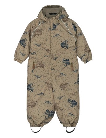 Polyester Junior Suit - Aop Forrest Brown Mikk-line