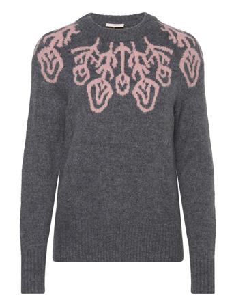 Fqmerla-Pullover Pullover Grå FREE/QUENT*Betinget Tilbud