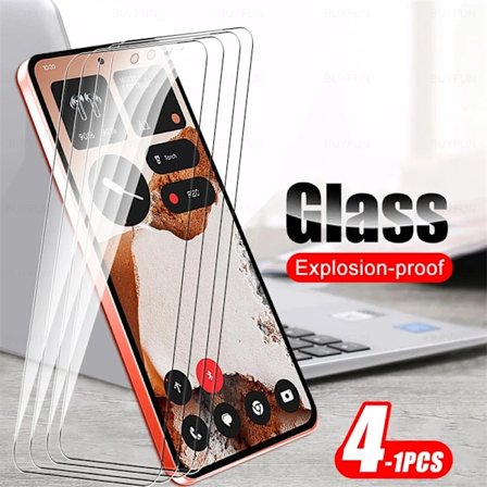 CMFPhone2Pro Glas 4-1st Klar Kristall Härdat Glas För Nothing CMF Phone 2 Pro 2Pro 5G 2025 9H Skärmskyddsfilm CMF2Pro