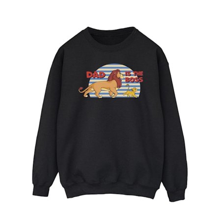 Disney Herr The Lion King Pappa Boss Sweatshirt L Svart