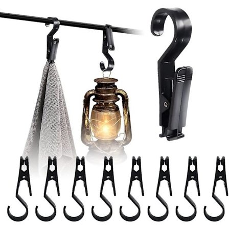 Telttæppe Klæmmeklips Lys Krog Tøj Klemme Multifunktionel Udendørs Camping Klips Krog