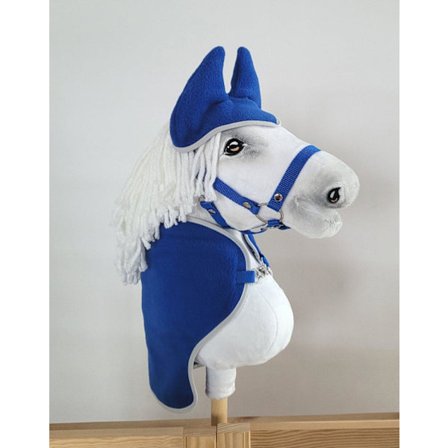 Käpphäst A3-set: Täcke + Flugskydd - Blåklint_MGF