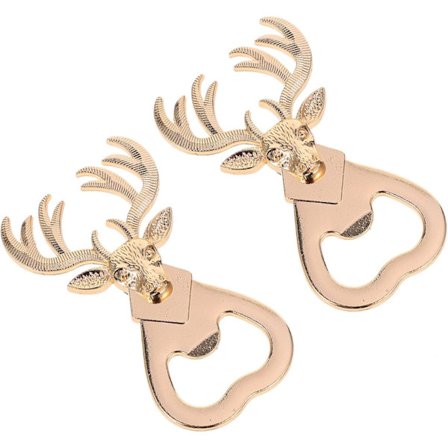 2st Flasköppnare Rostfritt Stål Flat Bride Antik