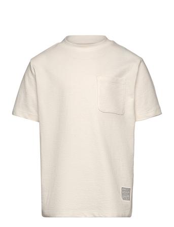 Regular Pocket T-Shirt Cream Tom Tailor