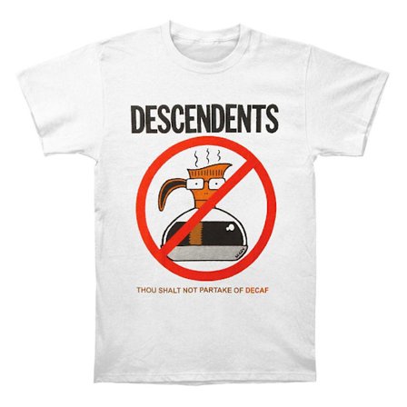 Descendent Thou Shall Not White T-shirt