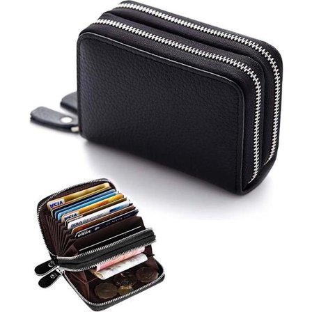 ING Wallet - Sort pung - RFID med møntrum