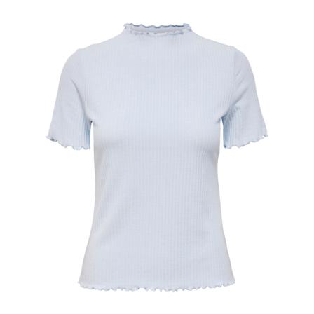 Only, T-shirt high neck short sleeves onlemma Niebieski, Kobieta, Rozmiar: L