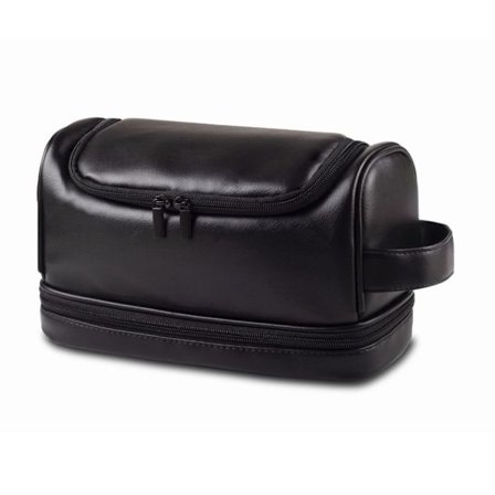 Toalettveske i skinn Reisekosmetikkveske C C