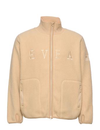 M. Pile Turtle Zip Sweat Sweat-shirts & Hoodies Fleeces & Midlayers Vaaleanpunainen Svea