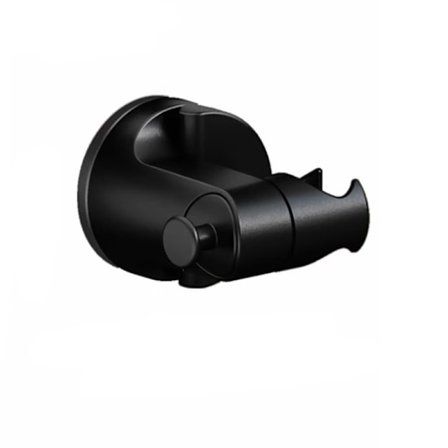 Sugekopp Dusjhodeholder - Obsidian Svart