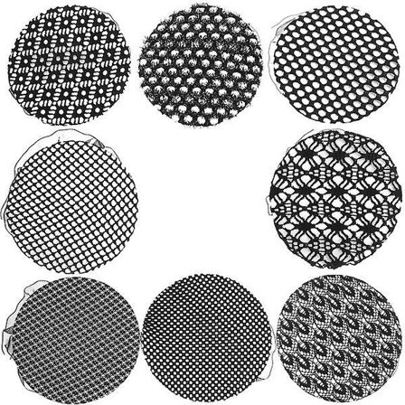 8 stk. hårnet til boller til kvinder - bolde til kvinder