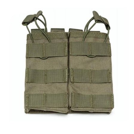 Tactical Single/Dubbel/Triple Molle Magazine Pouches Military Airsoft AK 7.62 5.56mm M4 AR 15 Rifle Mag Bag Jakttillbehör