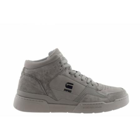 G-star, G-Star Raw Attacc Heren Sneakers Mid Grijs Grijs, Heren, Maat:42 EU,voering