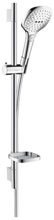 Hansgrohe Raindance Select E121 Dusjsett 120 mm, krom/hvit, Baderom